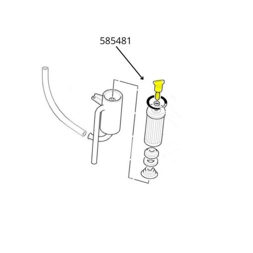 Alternative view of Vite di bloccaggio filtro olio motore cingolati Fiat 585481